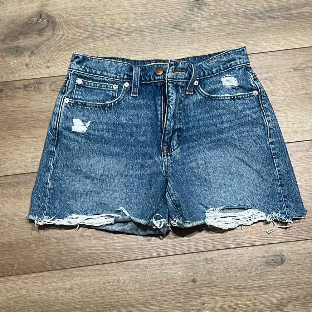 Madewell Relaxed Mid-Length Denim Shorts Women’s size 25
